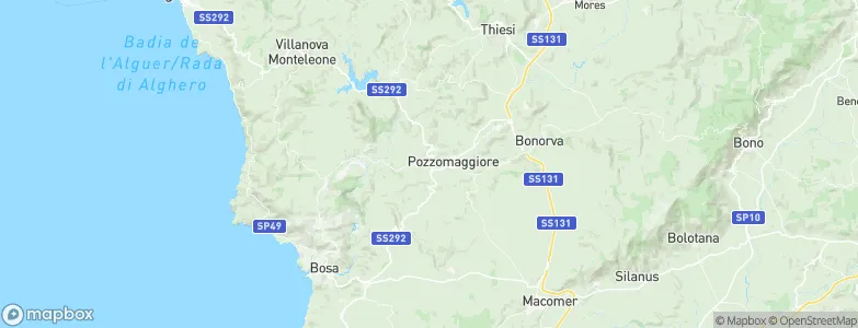 Padria, Italy Map