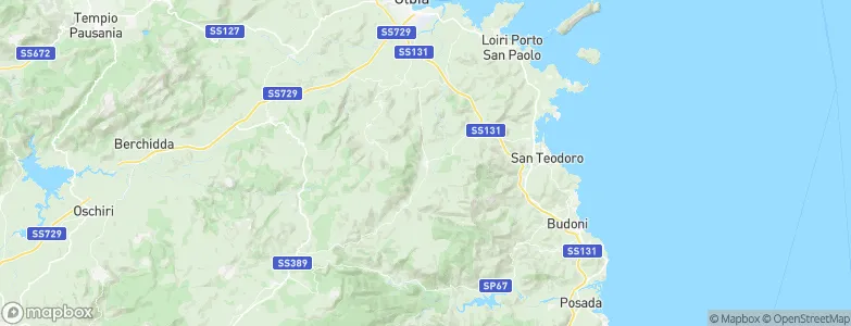 Padru, Italy Map
