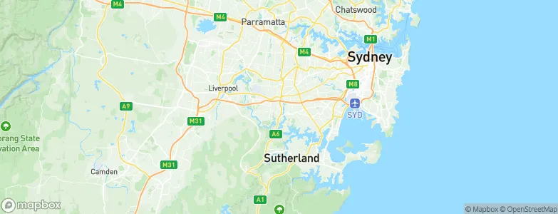 Padstow, Australia Map
