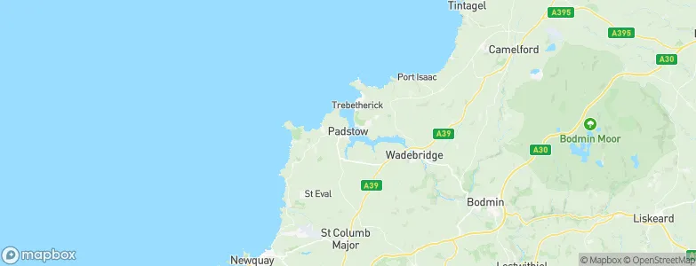Padstow, United Kingdom Map