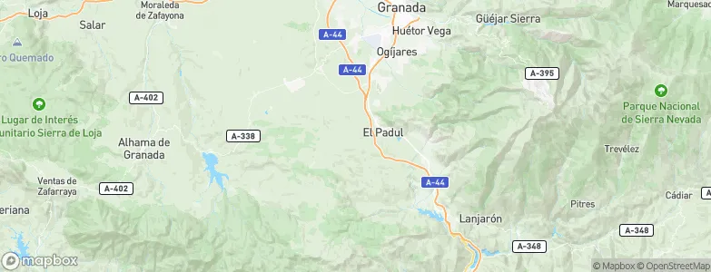 Padul, Spain Map