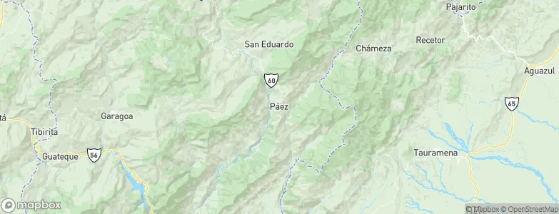 Páez, Colombia Map