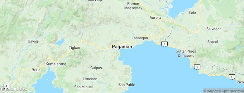 Pagadian, Philippines Map
