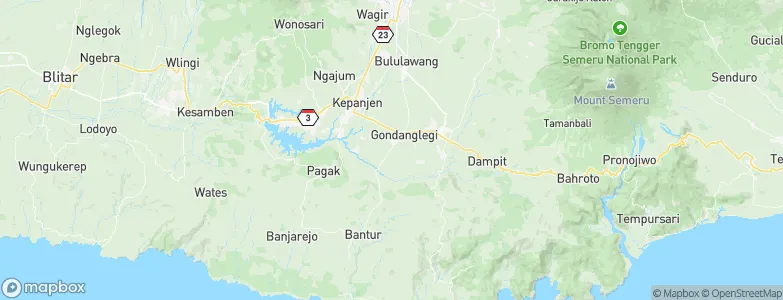 Pagelaran, Indonesia Map