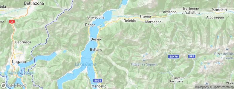 Pagnona, Italy Map