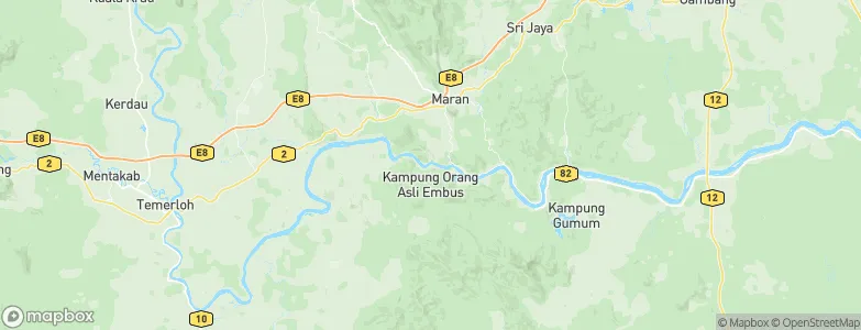 Pahang, Malaysia Map
