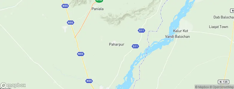 Paharpur, Pakistan Map