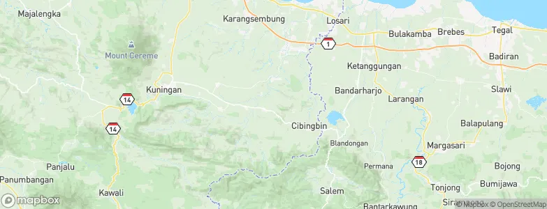 Pahing Margamukti, Indonesia Map