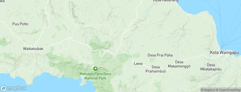 Pahomba, Indonesia Map