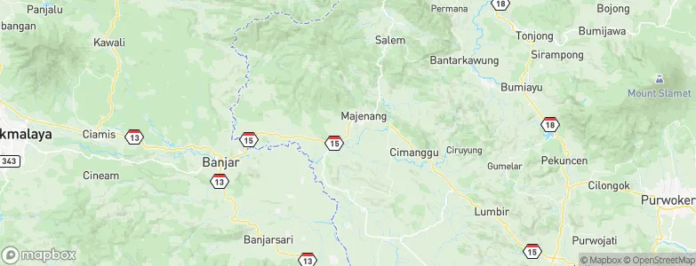 Pahonjean, Indonesia Map