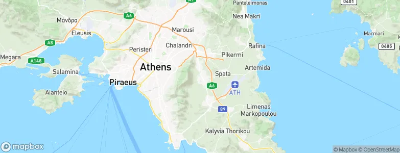 Paianía, Greece Map