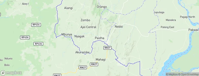 Paidha, Uganda Map