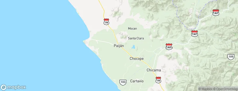 Paiján, Peru Map