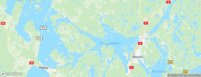 Päijänne Tavastia, Finland Map