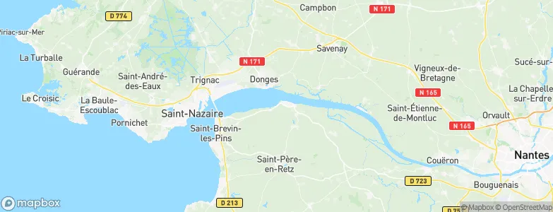 Paimbœuf, France Map