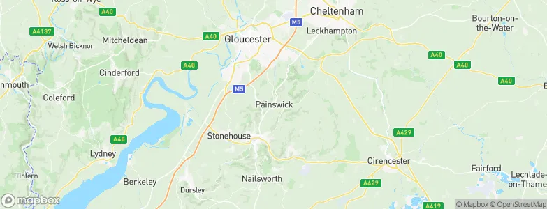 Painswick, United Kingdom Map