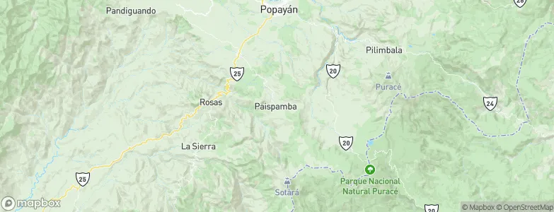 Paispamba, Colombia Map