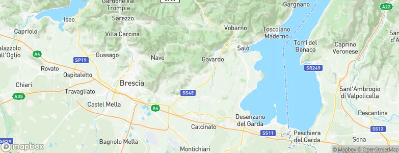 Paitone, Italy Map