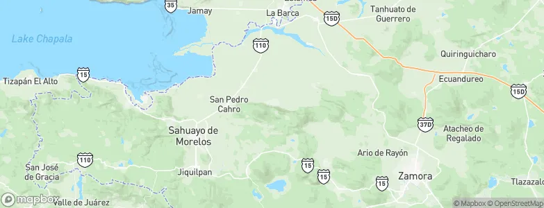 Pajacuarán, Mexico Map