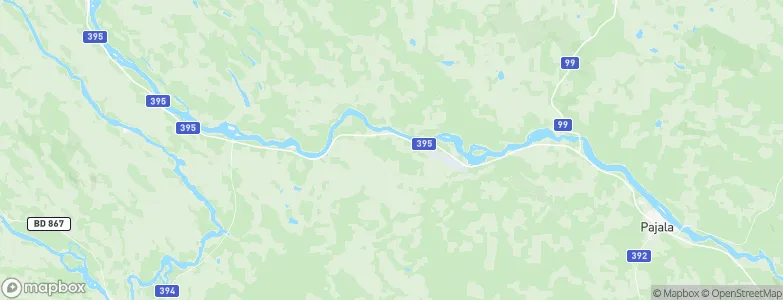 Pajala Kommun, Sweden Map