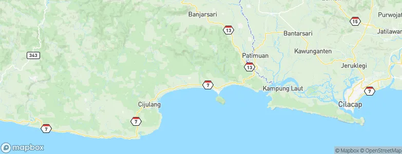 Pajaten, Indonesia Map