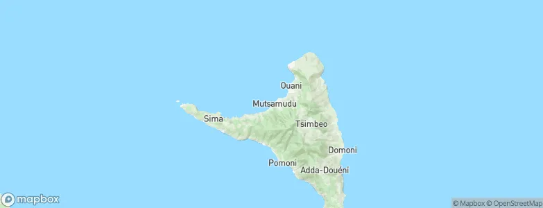 Pajé, Comoros Map