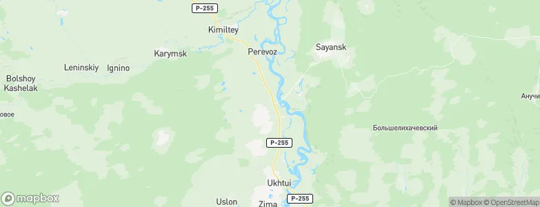 Pakhar’, Russia Map