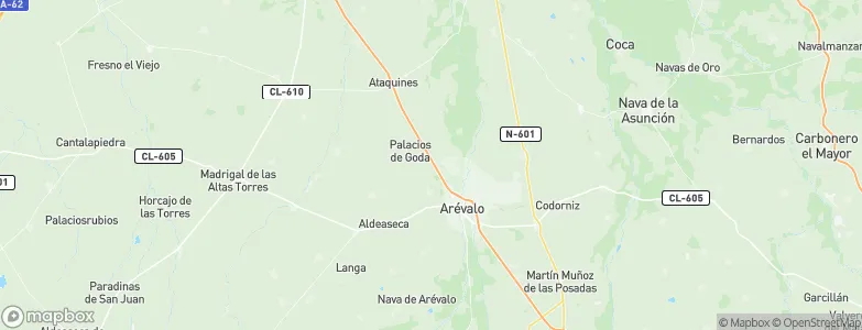 Palacios de Goda, Spain Map