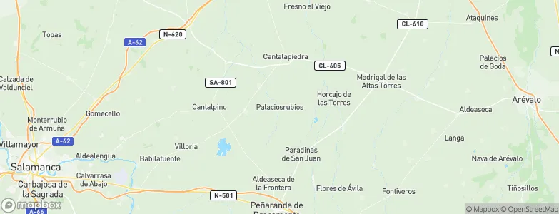 Palaciosrubios, Spain Map