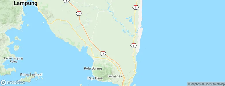 Palas, Indonesia Map