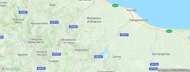Palata, Italy Map