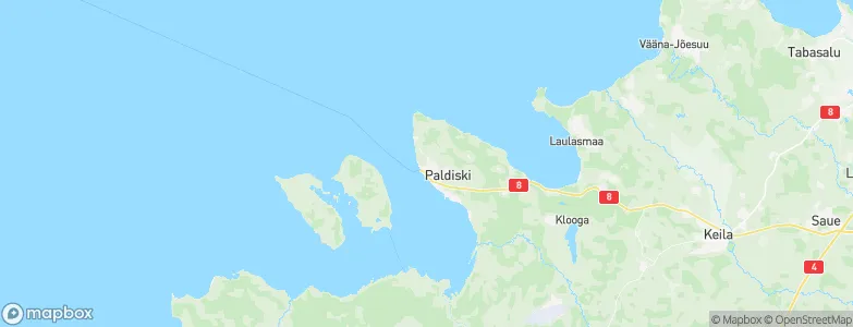 Paldiski, Estonia Map