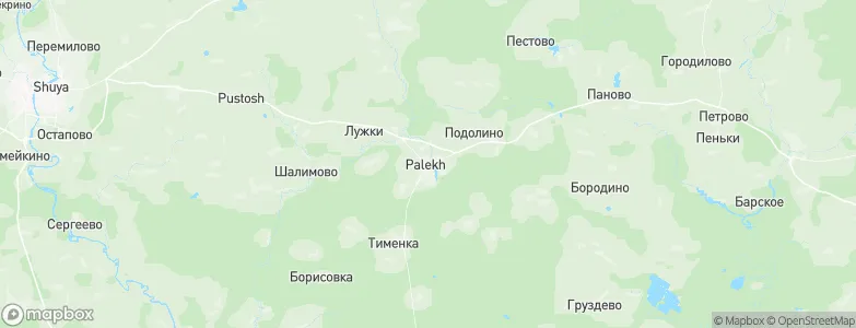 Palekh, Russia Map