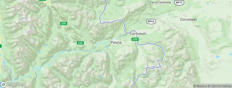 Palena, Chile Map