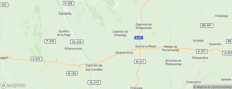 Palencia, Spain Map