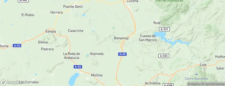 Palenciana, Spain Map