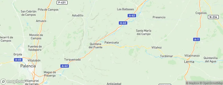 Palenzuela, Spain Map