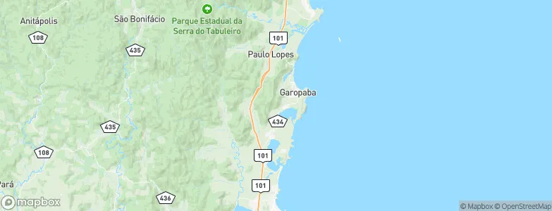 Palhocinha, Brazil Map