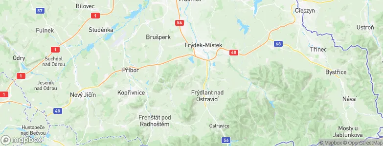 Palkovice, Czechia Map