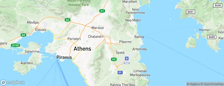 Pallini, Greece Map