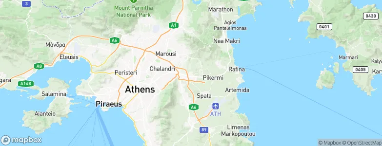 Pallini, Greece Map