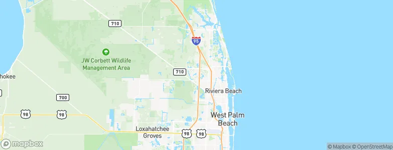 Palm Beach Gardens, United States Map