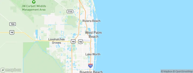 Palm Beach, United States Map