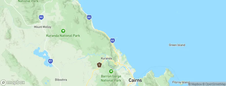 Palm Cove, Australia Map