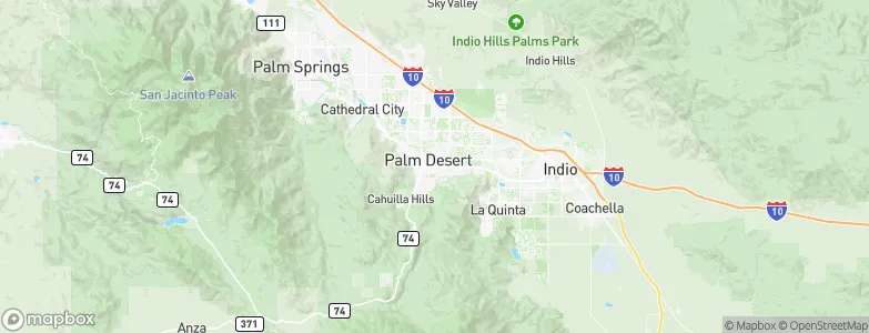 Palm Desert, United States Map