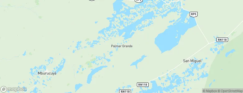 Palmar Grande, Argentina Map