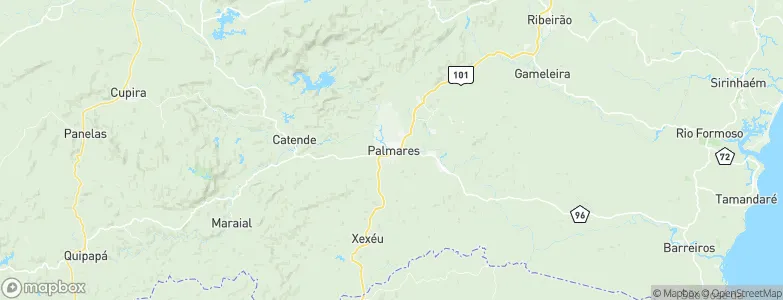 Palmares, Brazil Map