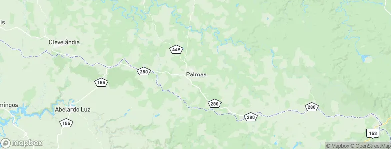 Palmas, Brazil Map