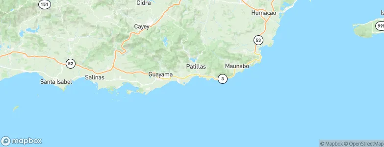 Palmas, Puerto Rico Map