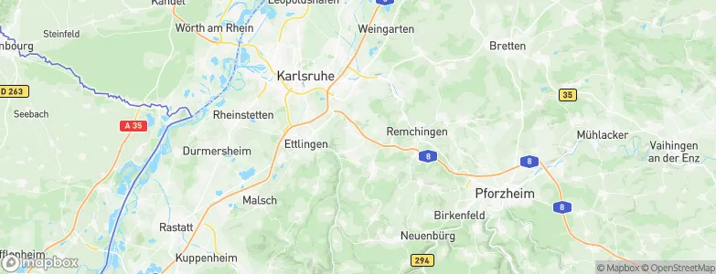 Palmbach, Germany Map